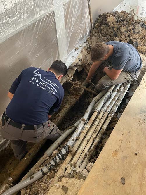 L&A plumbing and HVAC project photo 104